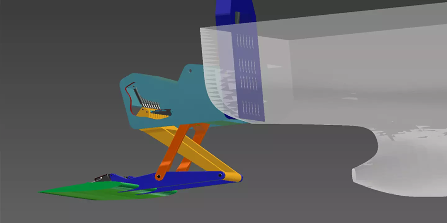 Le foil développé par Blue Fins