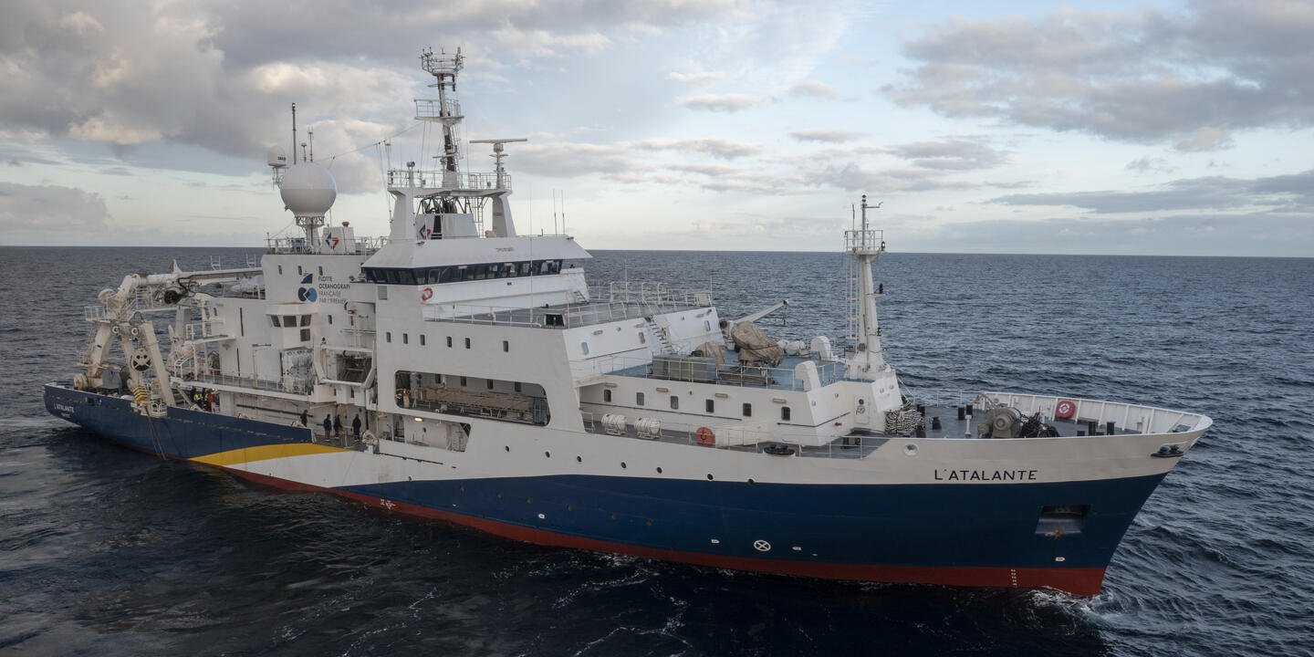 Le navire océanographique Atalante.
