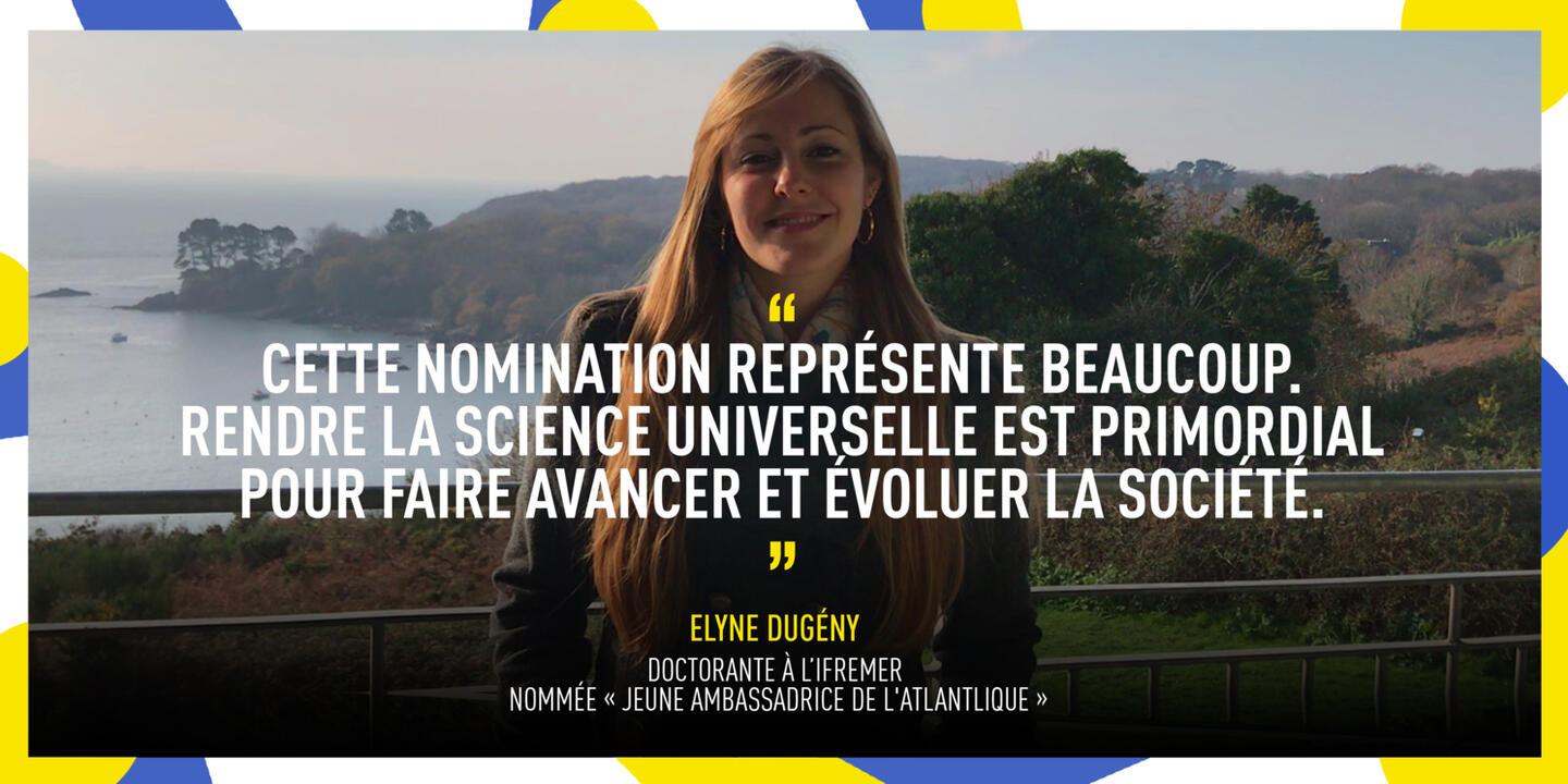 Elyne Dugény nommée "Jeune ambassadrice de l'Atlantique"