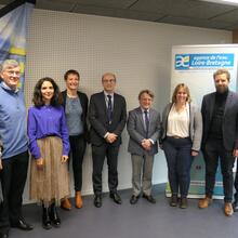 Le 13 novembre 2023, Martin Gutton, directeur général de l’agence de l'eau Loire-Bretagne, et Patrick Vincent, directeur général délégué de l'Institut français de recherche pour l'exploitation de la mer se sont rencontrés au siège de l'Ifremer à Plouzané dans le Finistère.